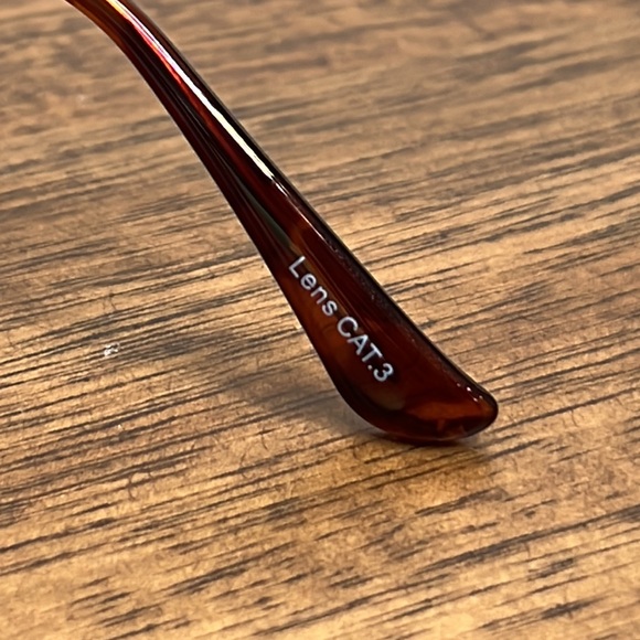 QUAY High Key Two Tone 56mm Aviator Sunglasses Gold/Brown Maroon - Picture 10 of 11